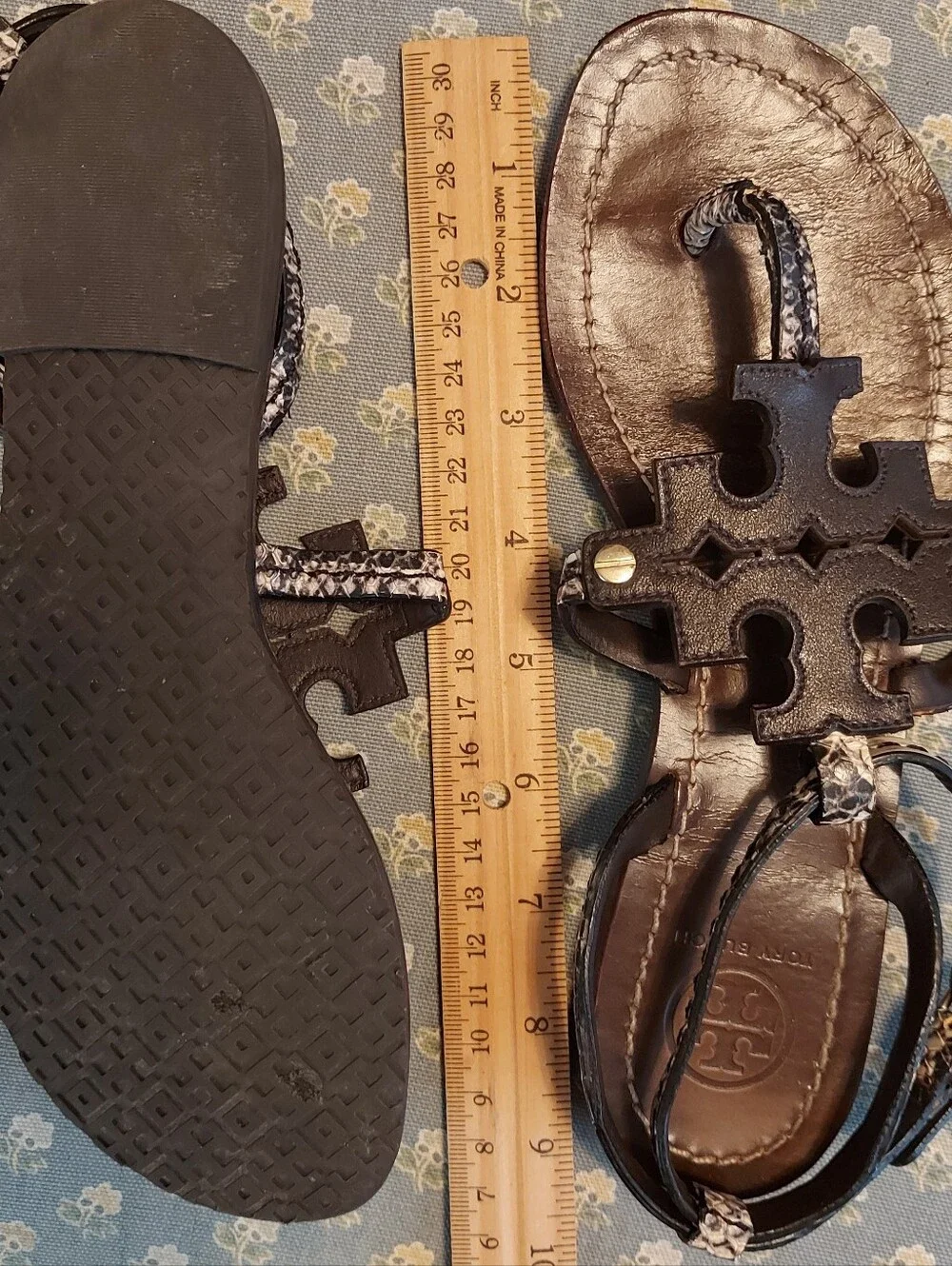Tory Burch women's leather sandals size 7